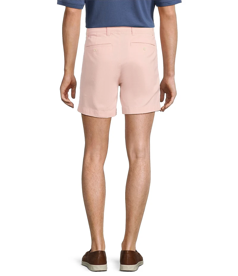 Roundtree & Yorke The Cloud Short 5#double; Straight Fit Flat Front Stretch Washed Chino Shorts