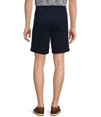 Roundtree & Yorke The Cloud Short Classic Fit 9#double; Pleated Washed Chino Shorts