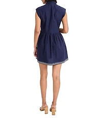 The Good Journey Button Down Mini Shirt Dress