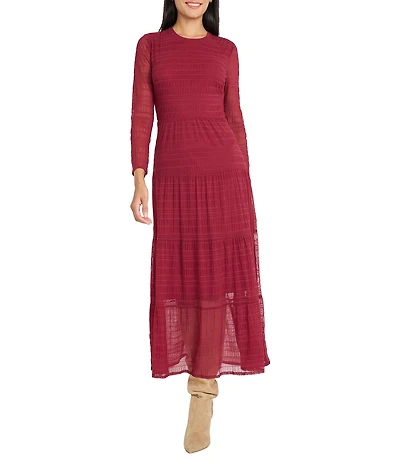 The Good Journey Long Sleeve Keyhole Back Maxi Dress