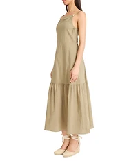 The Good Journey Strappy Back Square Neck Sleeveless Maxi Dress