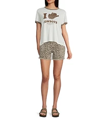 The Laundry Room Knit I Heart Cowboys T-Shirt