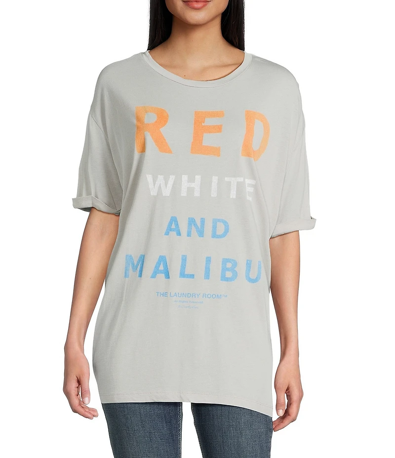 The Laundry Room Red White And Malibu Graphic T-Shirt