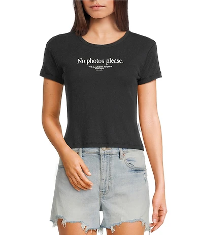 The Laundry Room Short Sleeve No Photos Please Graphic T-Shirt