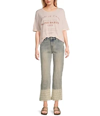 The Laundry Room Short Sleeve Saint Barth 89 Oversized T-Shirt