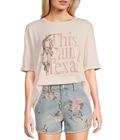 The Laundry Room Short Sleeve This Ain't Texas Oversized T-Shirt
