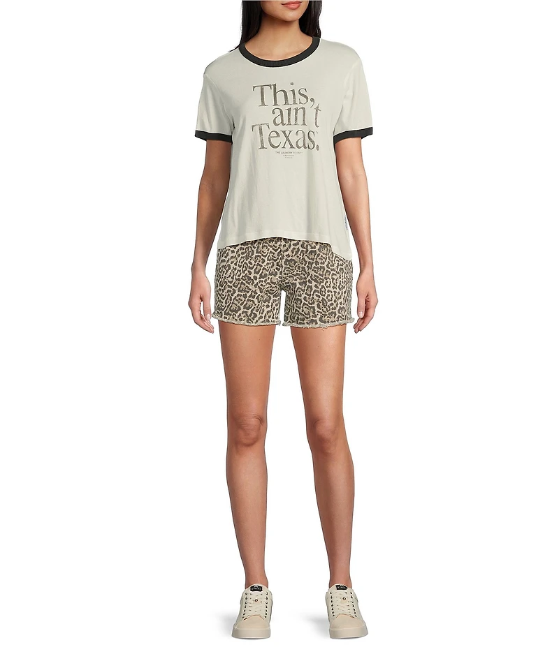 The Laundry Room Short Sleeve This Ain't Texas Perfect Ringer T-Shirt