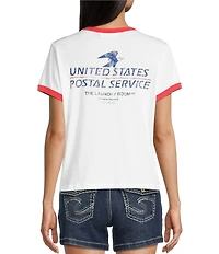 The Laundry Room Short Sleeve United States Postal Graphic Raglan Baby T-Shirt