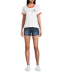 The Laundry Room Short Sleeve United States Postal Graphic Raglan Baby T-Shirt