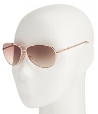 Marc Jacobs Women's Small Metal Aviator Sunglasses