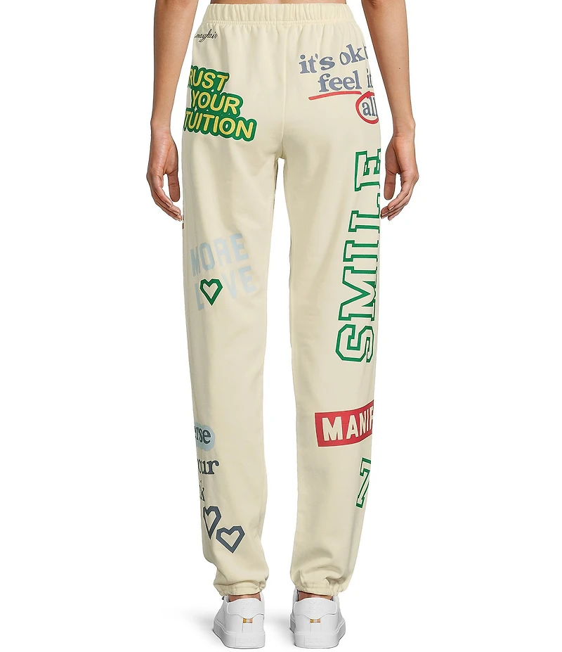 The Mayfair Group Affirmations Coordinating Fleece Sweatpants