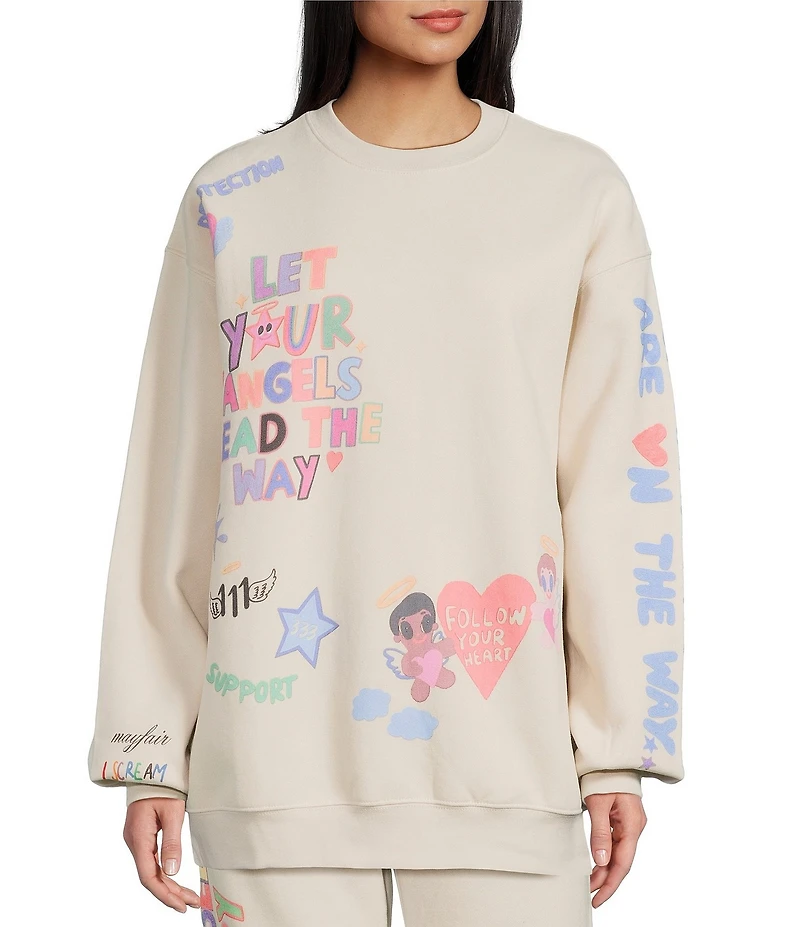 The Mayfair Group Angel Numbers Coordinating Crewneck Sweatshirt