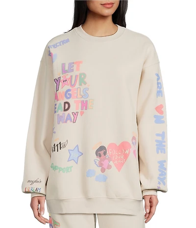 The Mayfair Group Angel Numbers Coordinating Crewneck Sweatshirt