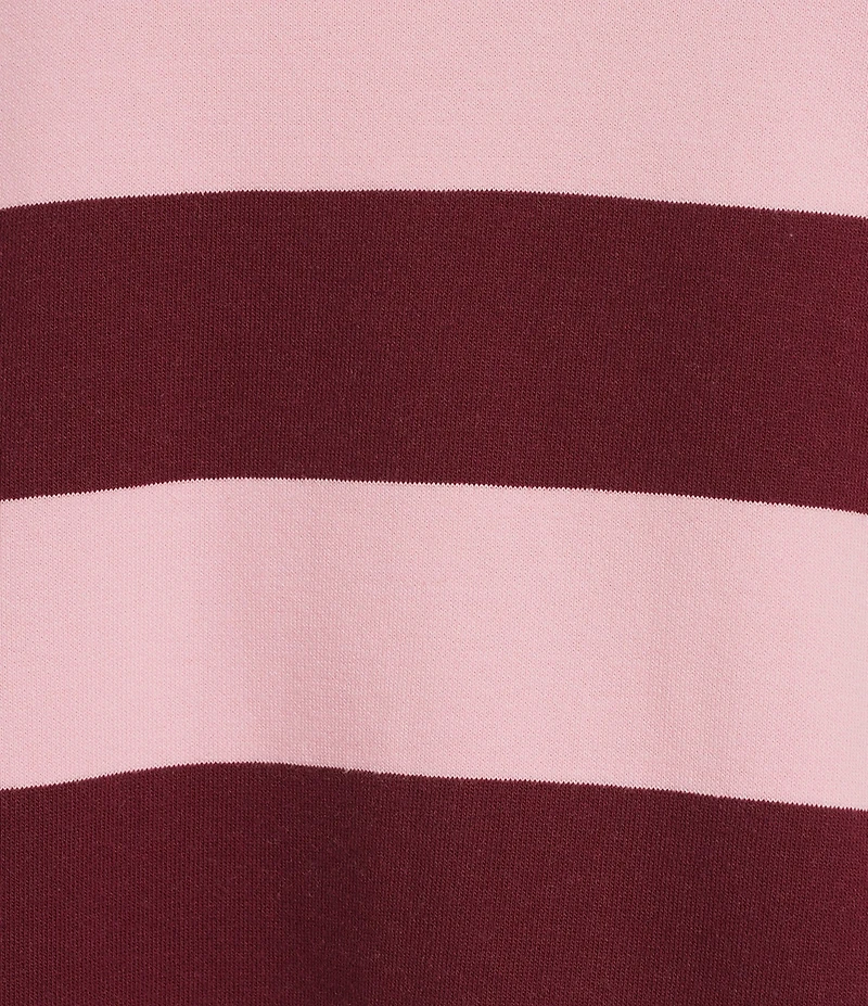 The Mayfair Group Come As You Are Stripe Henley Coordinating Sweater Top
