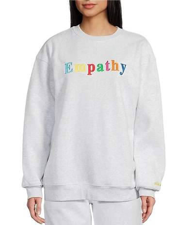 The Mayfair Group Empathy Grey Crewneck Sweatshirt