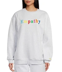 The Mayfair Group Empathy Grey Crewneck Sweatshirt
