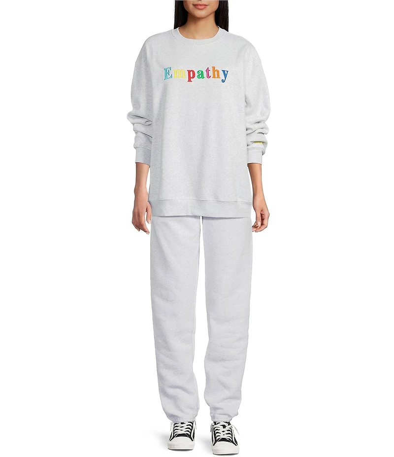 The Mayfair Group Empathy Grey Crewneck Sweatshirt
