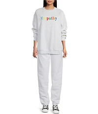 The Mayfair Group Empathy Grey Crewneck Sweatshirt