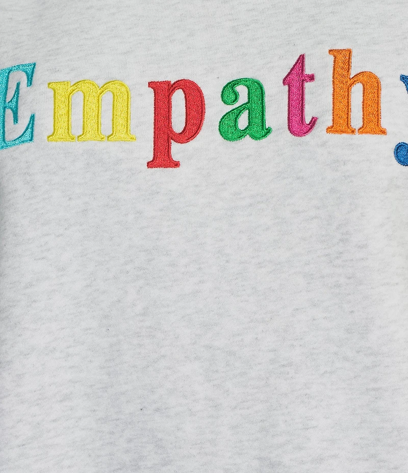 The Mayfair Group Empathy Grey Crewneck Sweatshirt