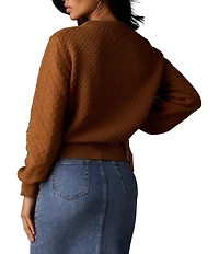 The Normal Brand Colette Soft Rib Knit Novelty Stitch Sweater