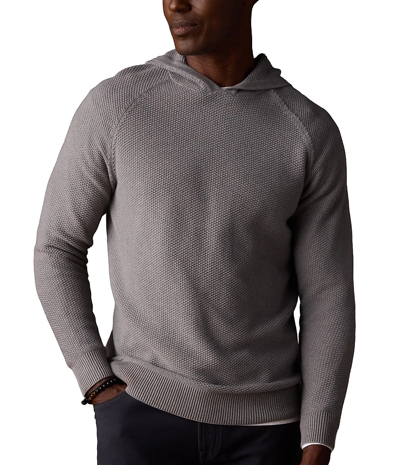The Normal Brand Coolmax Hooded Textured Sweater