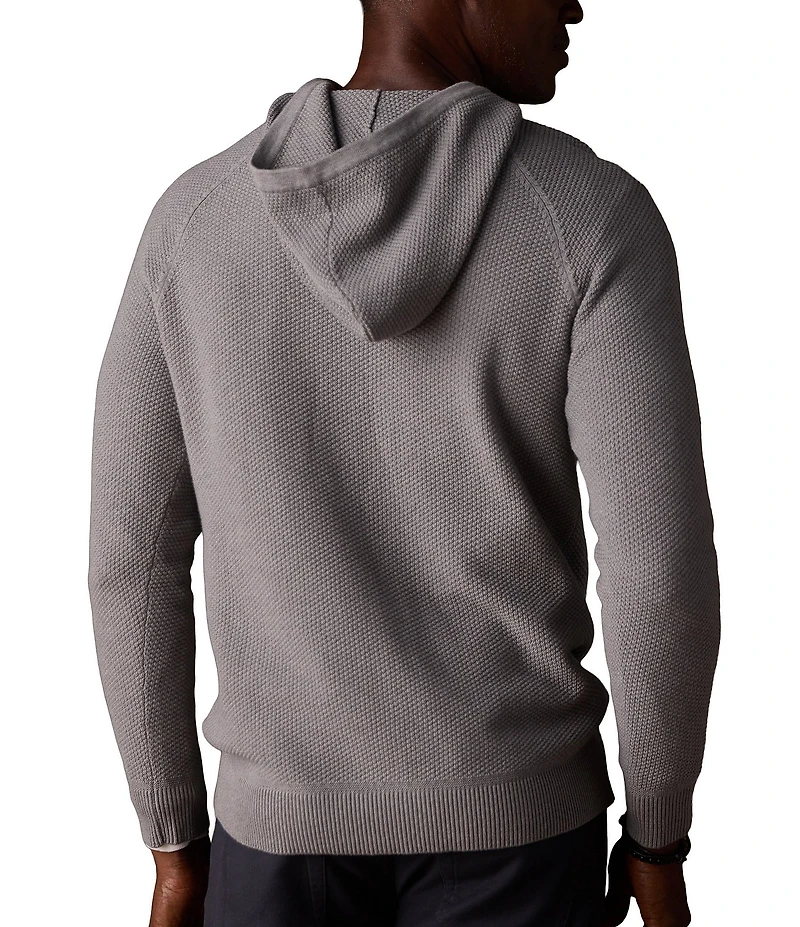 The Normal Brand Coolmax Hooded Textured Sweater