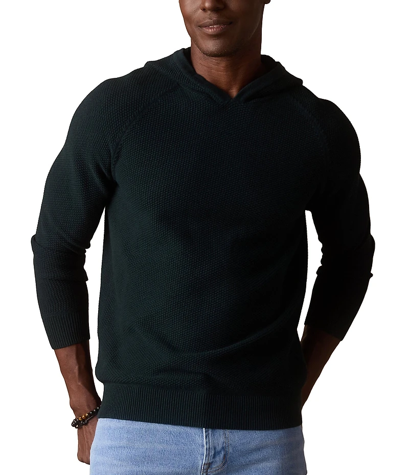 The Normal Brand Coolmax Hooded Textured Sweater
