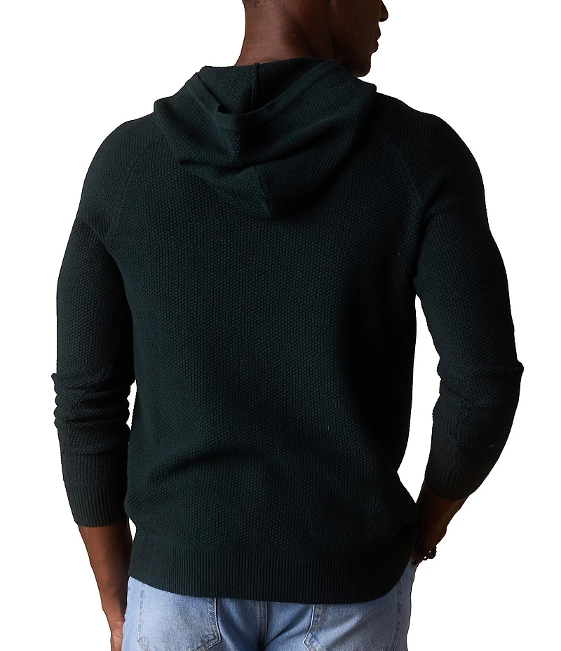 The Normal Brand Coolmax Hooded Textured Sweater