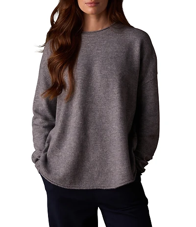 The Normal Brand Crew Neck Long Sleeve Oversized Fit Sweater