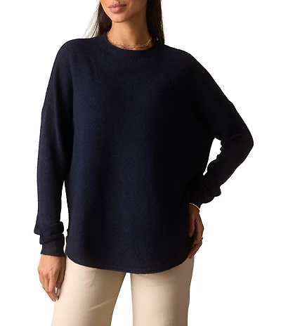 The Normal Brand Crew Neck Long Sleeve Oversized Fit Sweater