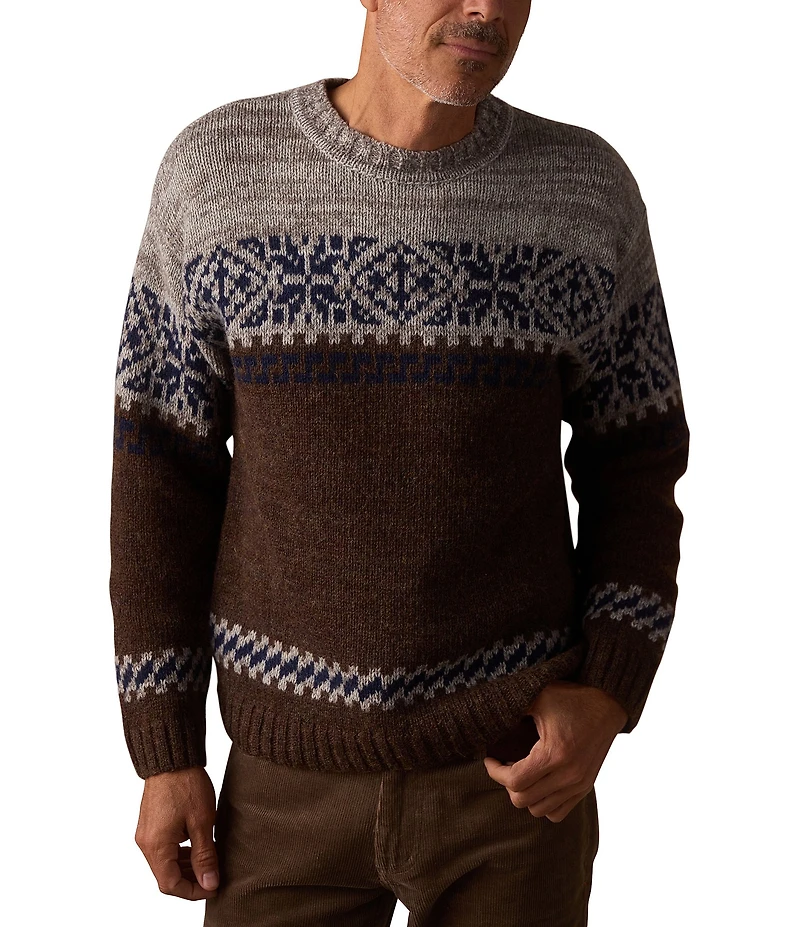 The Normal Brand Fair Isle Crew Sweater