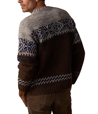 The Normal Brand Fair Isle Crew Sweater