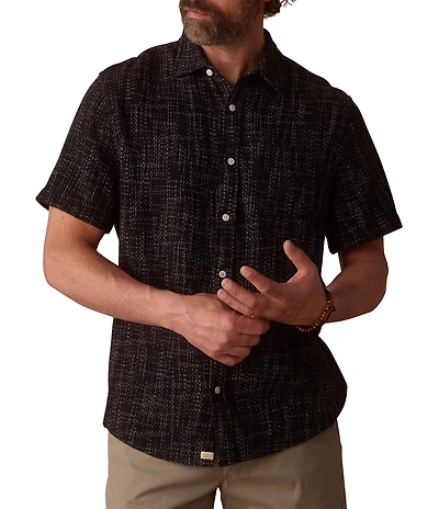 The Normal Brand Freshwater Short Sleeve Woven Shirt