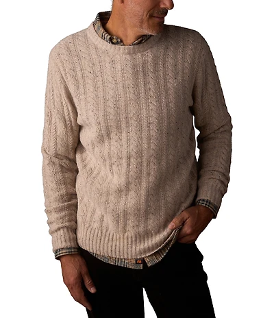 The Normal Brand Kennedy Cable Crew Sweater
