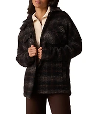 The Normal Brand Logan Lodge Soft Wool Blend Plaid Button Front Jacket