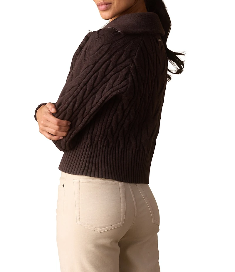 The Normal Brand Lola Everyday Chunky Heavy Cable Knit Pullover Sweater