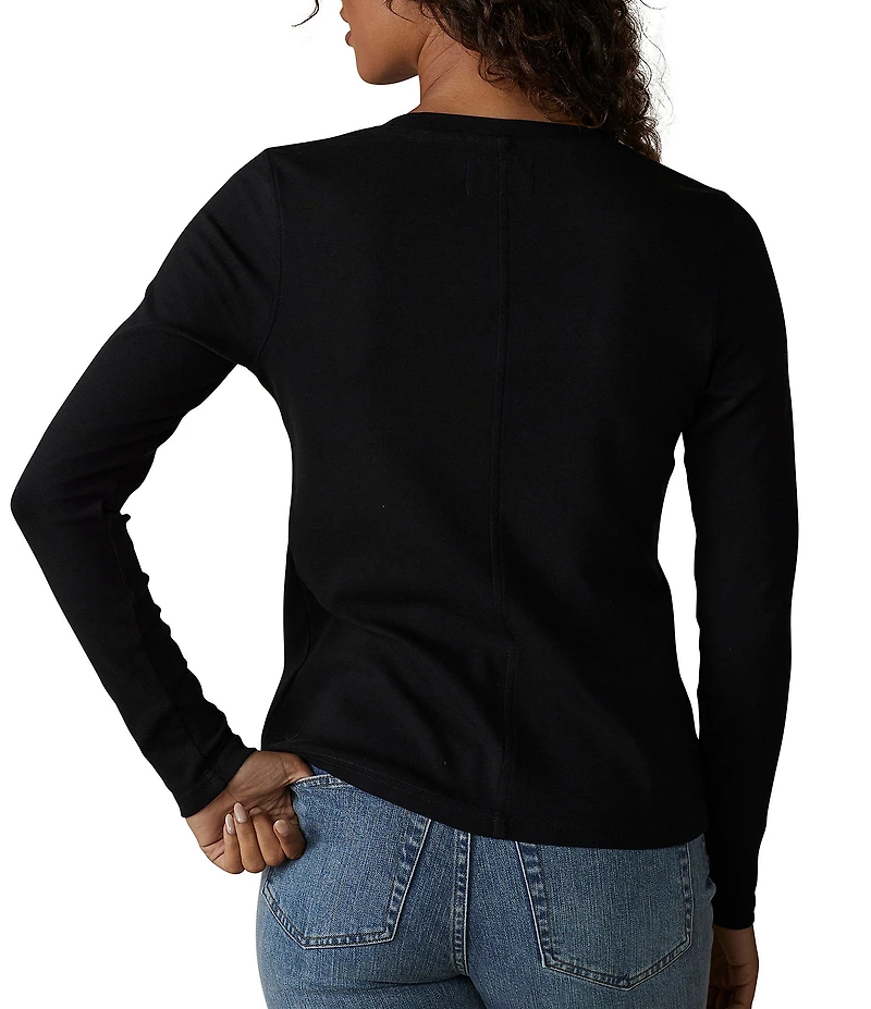 The Normal Brand Puremeso Crew Neck Long Sleeve Top