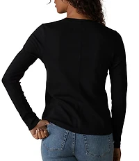 The Normal Brand Puremeso Crew Neck Long Sleeve Top