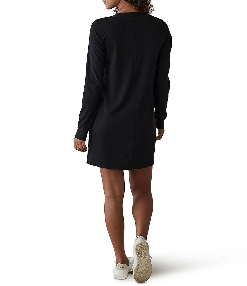 The Normal Brand Puremeso Everyday Stretch Blend Crew Neck Sheath Dress