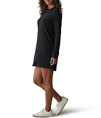 The Normal Brand Puremeso Everyday Stretch Blend Crew Neck Sheath Dress