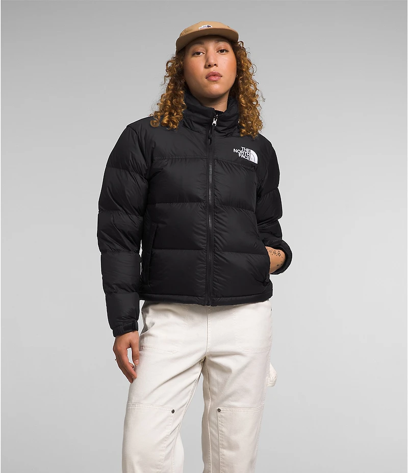The North Face 1996 Retro Nuptse Stand Collar Removable Hood Long Sleeve Down Puffer Jacket
