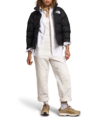 The North Face 1996 Retro Nuptse Stand Collar Removable Hood Long Sleeve Down Puffer Jacket