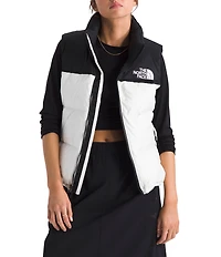 The North Face 1996 Retro Nuptse Boxy Stand Collar Zip Front Down Puffer Vest