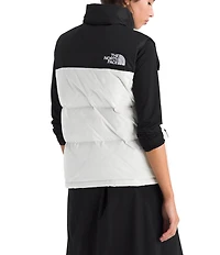 The North Face 1996 Retro Nuptse Boxy Stand Collar Zip Front Down Puffer Vest