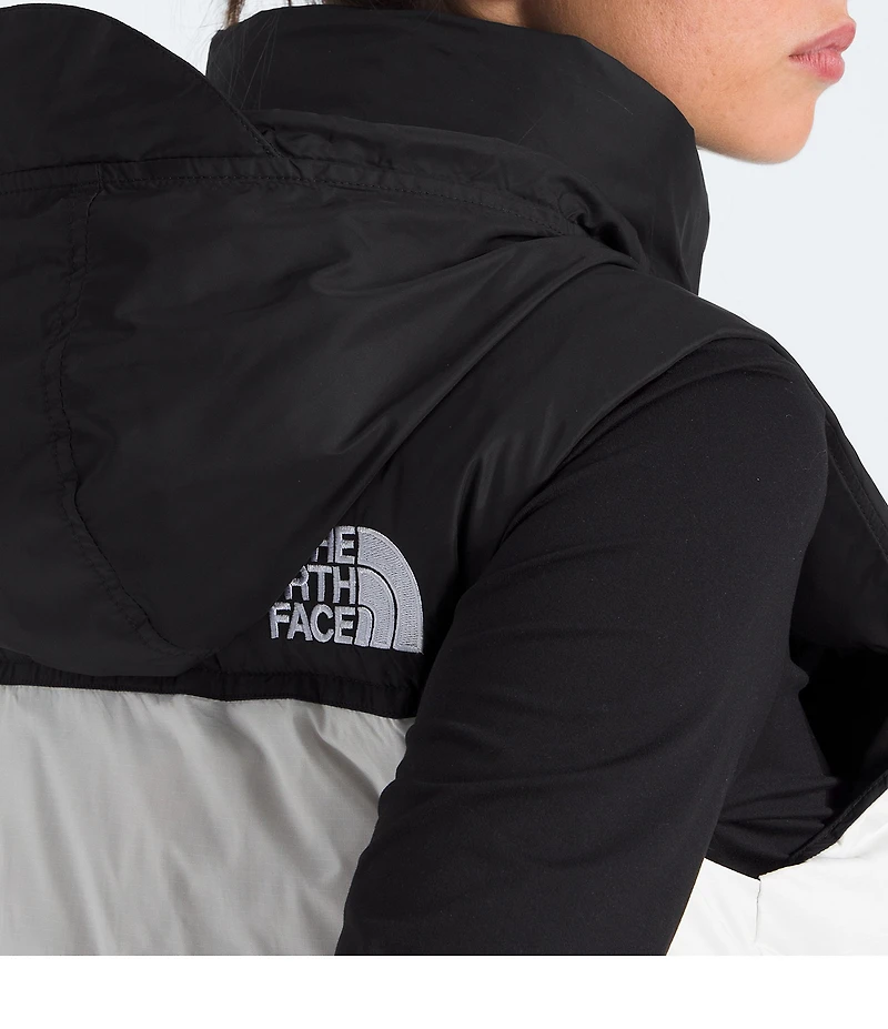 The North Face 1996 Retro Nuptse Boxy Stand Collar Zip Front Down Puffer Vest