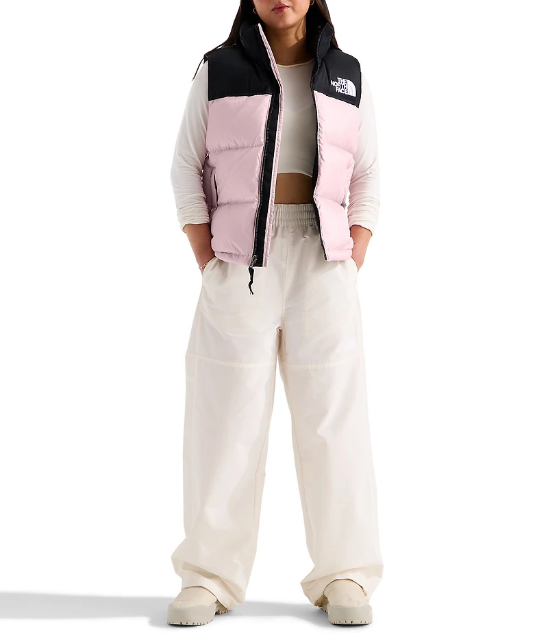 The North Face 1996 Retro Nuptse Boxy Stand Collar Zip Front Down Puffer Vest
