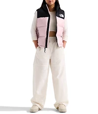 The North Face 1996 Retro Nuptse Boxy Stand Collar Zip Front Down Puffer Vest