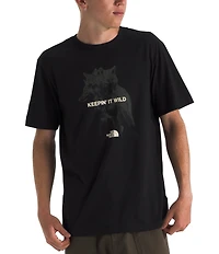 The North Face Animals We Love Wolf Short Sleeve Graphic T-Shirt