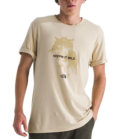 The North Face Animals We Love Wolf Short Sleeve Graphic T-Shirt