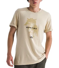 The North Face Animals We Love Wolf Short Sleeve Graphic T-Shirt